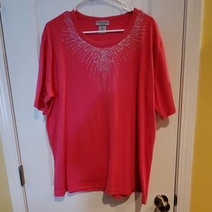 🌟SALE🌟  Dark Pink Bedazzled Top